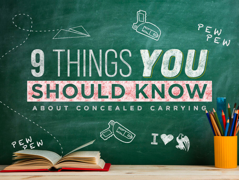 9 Things You Should Know About Concealed Carrying to Avoid Going to Jail