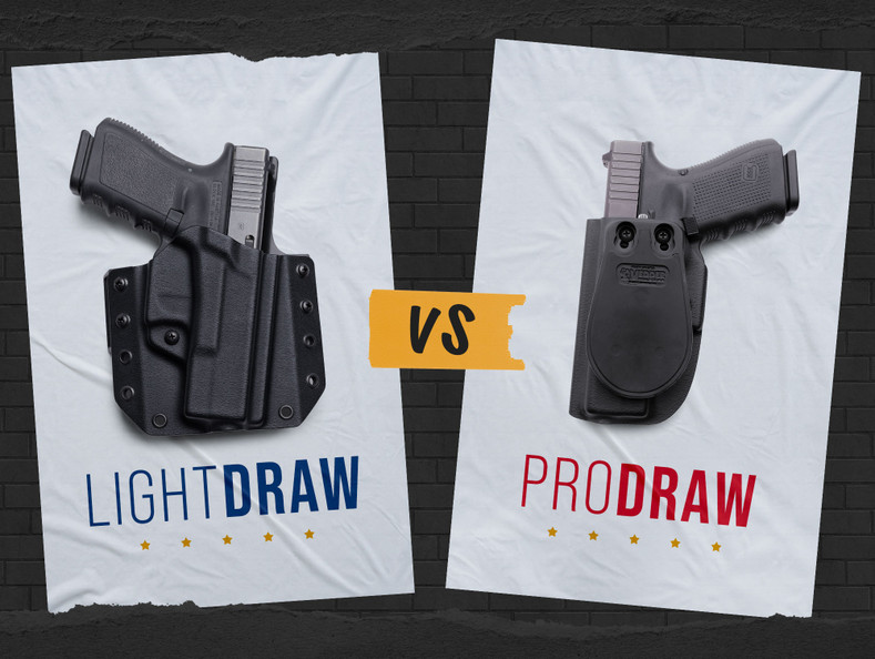 LightDraw™ vs ProDraw™ - Vedder Holsters