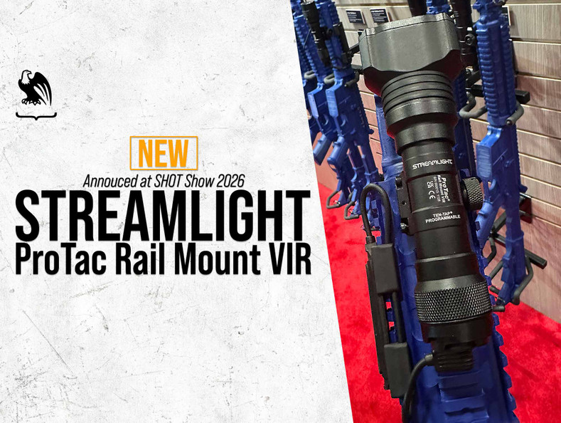 Streamlight Releases ProTac Rail Mount VIR Pro Weapon-mounted Light at SHOT Show 2026