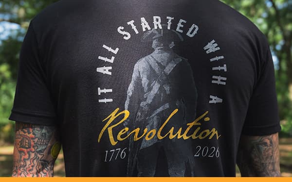 250th Anniversary shirt back in stock for a limited time