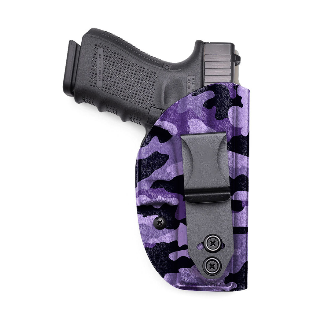 LightTuck Holster in Camo Metallic Purple.