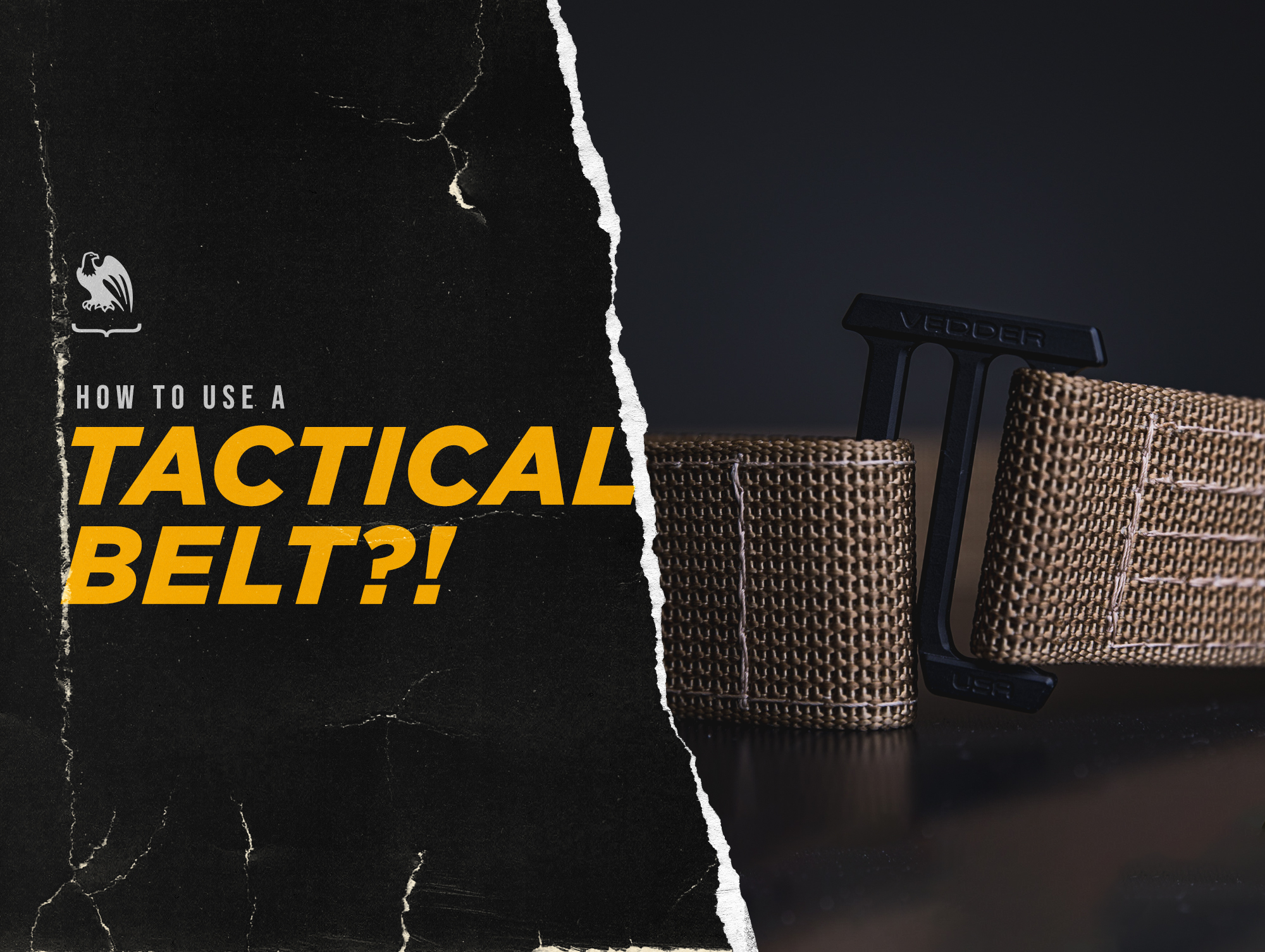 How to Use: Tactical Belt - Vedder Holsters