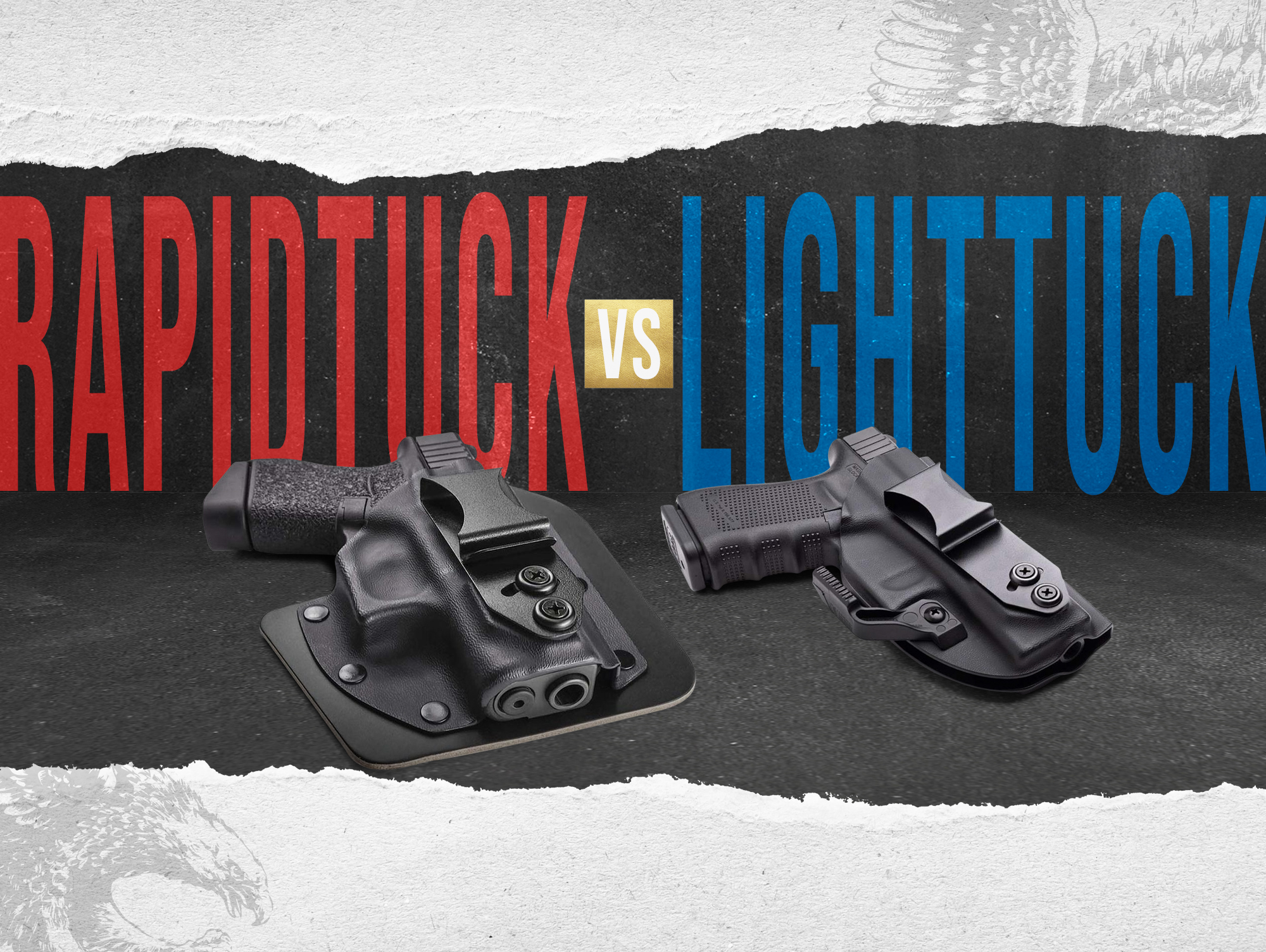LightTuck™ vs RapidTuck™ Vedder Holsters