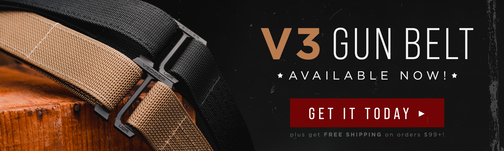 V3 Low Profile EDC Belt