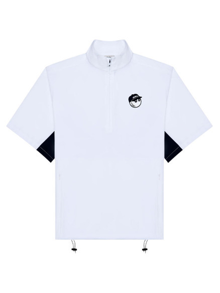 Malbon Pine Windshirt - White