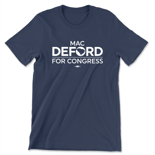 Mac Deford (Unisex & Women's Navy Tee)
