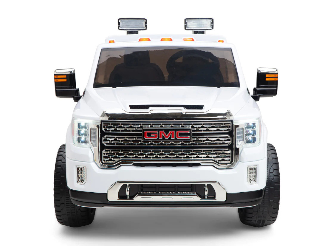 Kids 24v Twin Seat Official 4WD GMC Battery Powered Sit on Truck