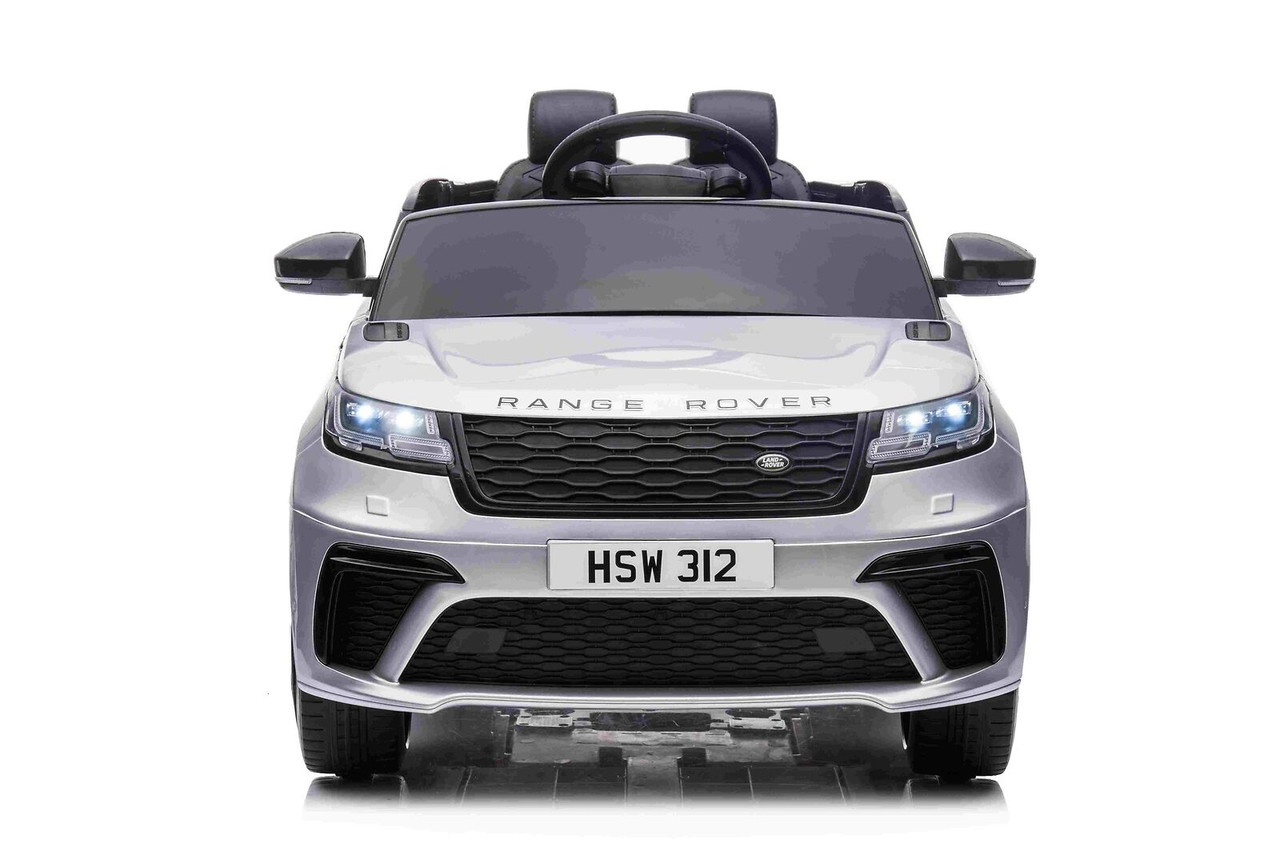 12v Official Silver Elite Range Rover Velar Ride-in Car Wider Seat