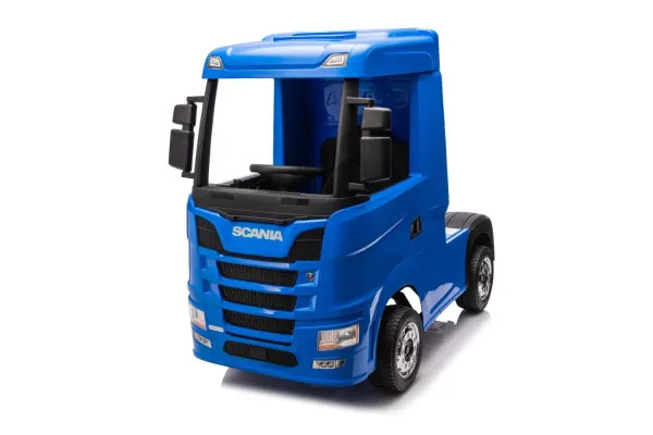 Kids 24v Official Blue 4WD Scania Electric Ride On Lorry Trailer