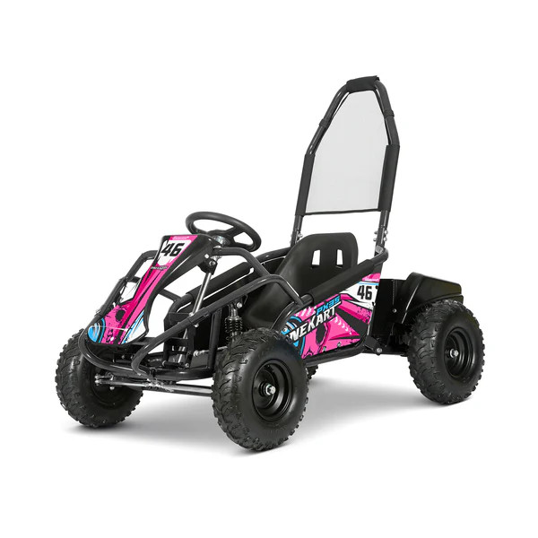 Older Girls Pink 48v Battery Powered 1000W Kids Mud Kart Buggy