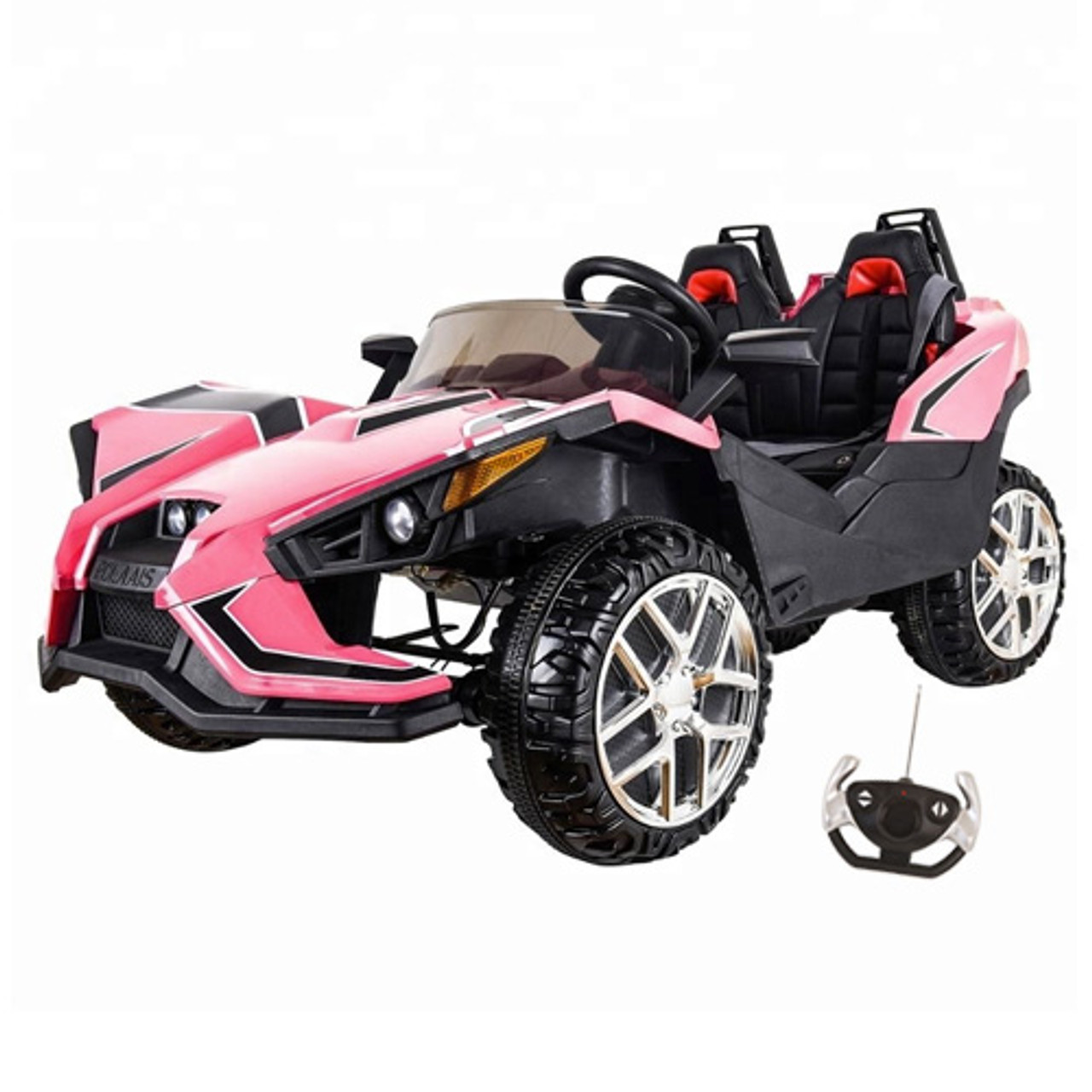 2 seater electric ride on deals cars pink