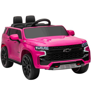 Licensed Pink 12v Chevrolet SUV Elite Luxury Ride-on Car