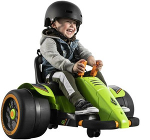 Super-Fun Little Kids 6v Level Operated 360 Spinning Ride-in Toy