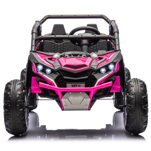 Pink Girls 12v Off-Road Dune Racer Style Sit-in Buggy