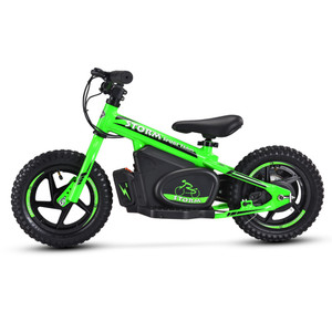 Child's Green 24v Lithium Premium STT Off Road Balance Bike