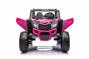 Girls Twin Seat Pink Large Electric Powered  Off-Road Buggy Kart