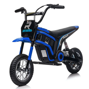 Children's Blue 24v 350W RZ56 Ride-on Kids Motorized Dirt Bike