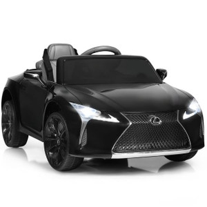 Kids Black Ride on Lexus Car 12V Battery Powered + Remote