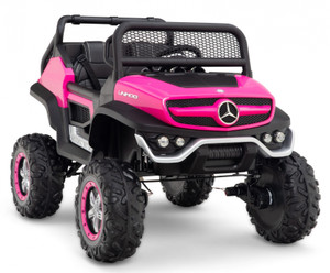 Pink Girls 12v 4WD Elite Spec Mercedes Unimog Off Road Buggy