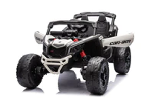 Kids 24v 4WD 2-Seat White Ride-on Off-Road Maverick RS BUGGY