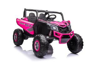 Girls 2-Seat 4WD Boss Spec 24v Pink XL Ride on UTV Buggy