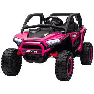 Girls 24v 2 Seater Pink KCK-UTV Vehicle with Remote Control