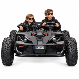 Older Kids Top Spec 48v 2-Seat 25K XXL Black Ride-in Racer Buggy