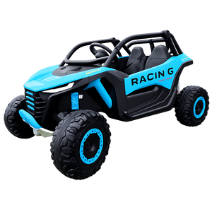Blue 2 Seat XL Electric Powered Off-Road Buggy MX Ride on Kart