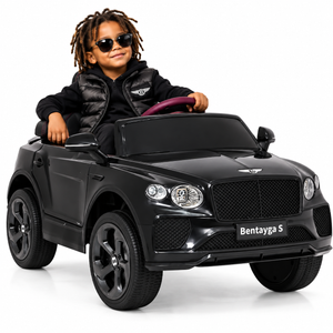 Kids Black Licensed 12V Bentley Bentayga Sport Kids Ride-On Car