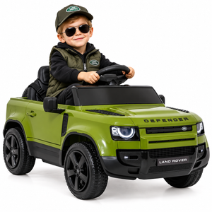 12V Green Boss Spec Land Rover Defender 90 Ride-on Car