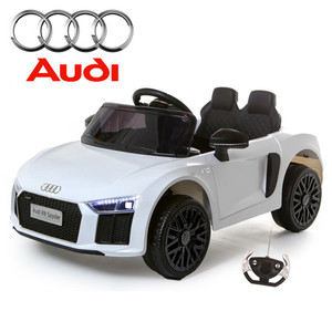 Kids Compact White Official Audi R8 12v Electric Ride on Car