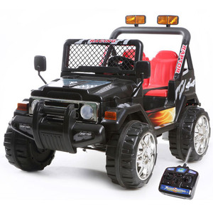 12v Two Seater Limited Edition Black Ride On Kids Electric Jeep