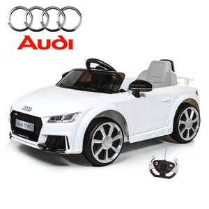 White Twin Motor Audi TT Kids 12v Ride On Car with Remote