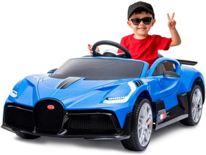 Elite Spec Official Blue Bugatti Divo 12v Kids Luxury Ride On Car