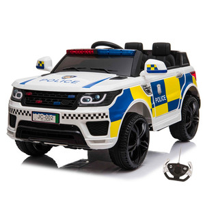 kids UK Police Car 2 Seat Sit in Ride On with Lights & Sounds