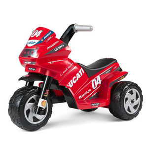 6v Mini Evo Kids Peg Perego Licensed Ducati Battery Trike