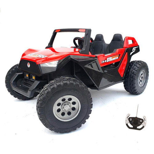 Red 24v 2 Seat All Terrain 4WD Childrens Battery Powered Vehicle