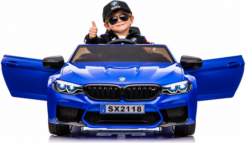 Kids 24v Blue Official BMW M5 Sports Motorized Drifting Ride on Car