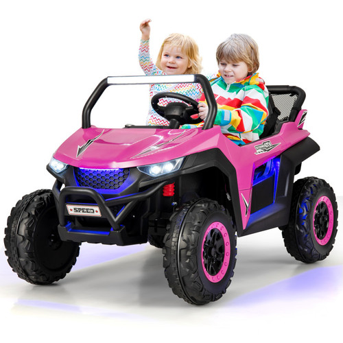 12V Pink ATV 2-SEAT 12V BATTERY RIDE-ON CAR WITH REMOTE CONTROL