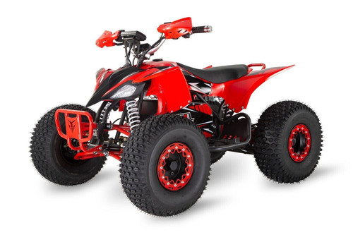 Red 60v 1500WTeen-2 Adult Pro Shaft Driven Electric Quad Bike