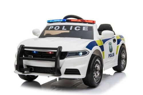 12V Ride In Children's Police Car With Working Siren & Lights