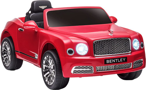 Red Kids Bentley Mulsanne 12v Ride-in Sports Car with Remote Control