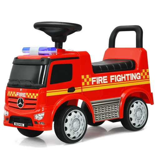 Kids Push Power Fire Engine Official Mercedes Truick + Sounds & Lights
