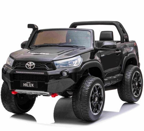 Licensed Toyota Hilux RuggedX  4WD Ride On Children’s Jeep - Black