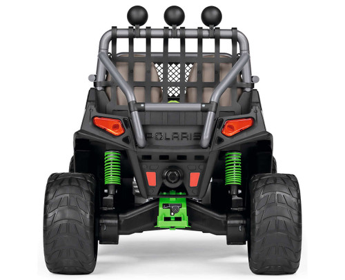 Kids 24V 2 Seat New-Pro Polaris Ranger RZR Green Shadow Buggy - Kids ...