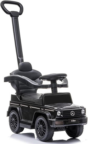 Toddlers Black Mercedes G-Wagon 3-1 Push Stroller Sit-in Car