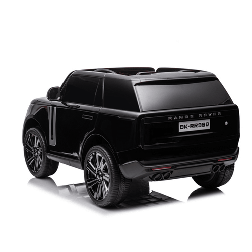 Range Rover Kinds Kids 12v Black Official Range Rover Vogue HSE 2-Seat SUV Ride On