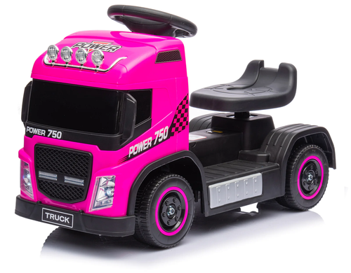 Girls Pink Kids 6v Battery Power Ride on Lorry + Lights & Sounds