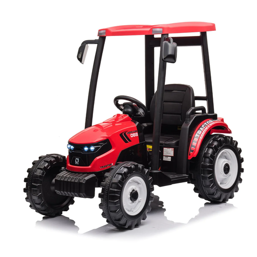 12v Kids Red Ride-on Hi-Top Battery Operated Tractor & Remote