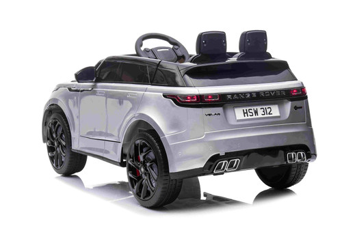 12v Official Silver Elite Range Rover Velar Ride-in Car Wider Seat ...